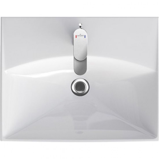 Раковина встраиваемая Cersanit City S-UM-CIT60/1-w 60х45 см Staron