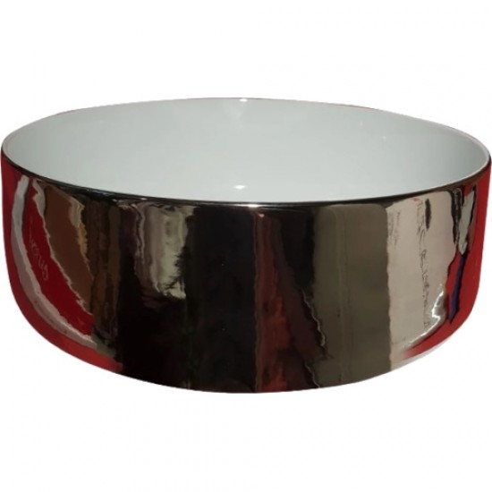 Раковина Artceram Cognac 42 см белая/platino COL001 01 57