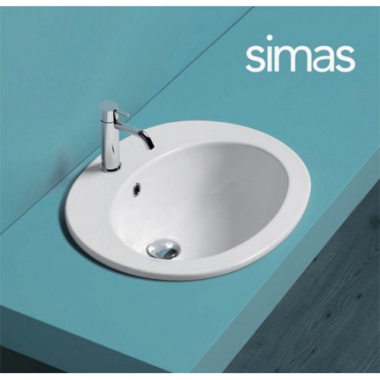 Раковина встраиваемая Simas Lavabi d’arredo Monia S 51 Staron