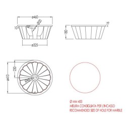 Раковина встраиваемая Devon&Devon Oxford IBLSOXFST