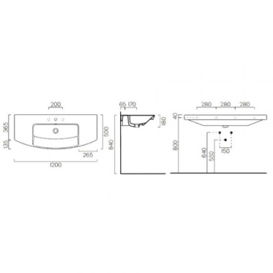 Раковина GSI Modo 7724 Staron