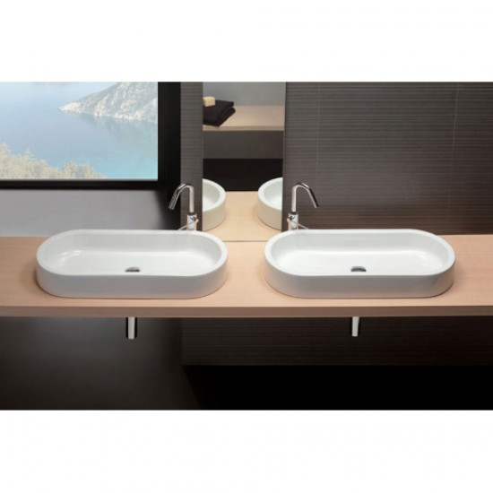 Раковина Hatria Area Y0UF01 80х35 см Staron