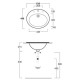 Раковина встраиваемая Simas Lavabi d’arredo Desmo S 52 Staron