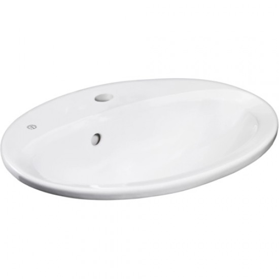 Раковина встраиваемая Gustavsberg Artic 7G285301 60.5х48.5х20 см Staron