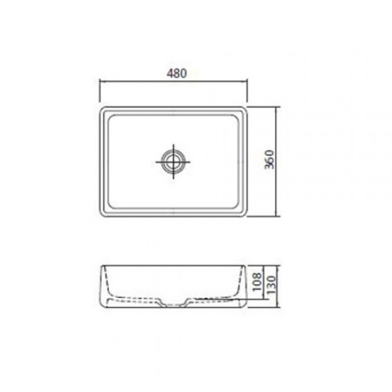 Раковина для ванной Balteco Alto R Staron