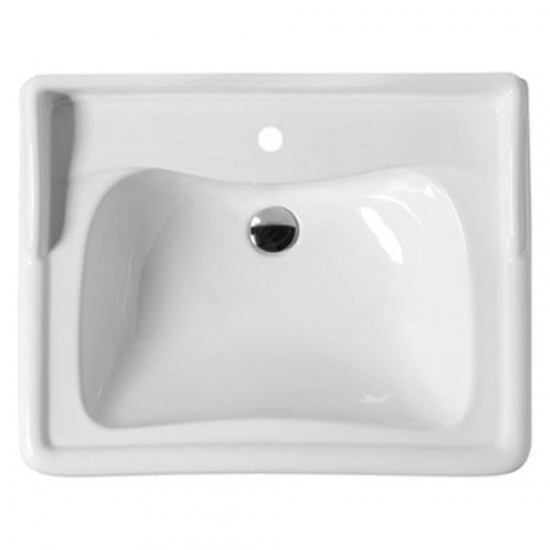 Раковина накладная Azzurra Guinone GIU700M/ALZA GIU700M/ALZA bi*1 Staron