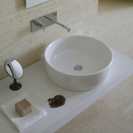 Раковина накладная Globo Bowl+ GE048 GE048.BI Staron