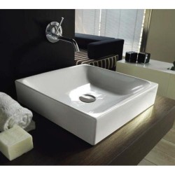 Раковина накладная без отверстия под смеситель Kerasan Cento 3544bi*0 354401