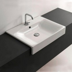 Раковина полувстраиваемая с одним отверстием под смеситель Kerasan Cento 3546bi*1