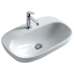 Раковина полувстраиваемая Globo Genesis GE040 GE040.BI