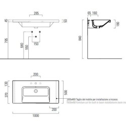 Раковина GSI Norm 8623