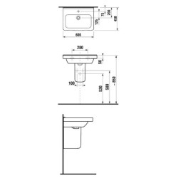 Раковина Jika Cubito 810423