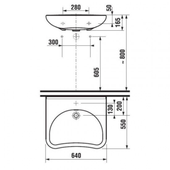 Раковина Jika Mio 813714 Staron