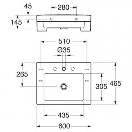 Раковина Gustavsberg Artic 4600 Staron