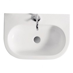 Раковина с отверстием под смеситель Kerasan Flo 3150bi*1 315001*1