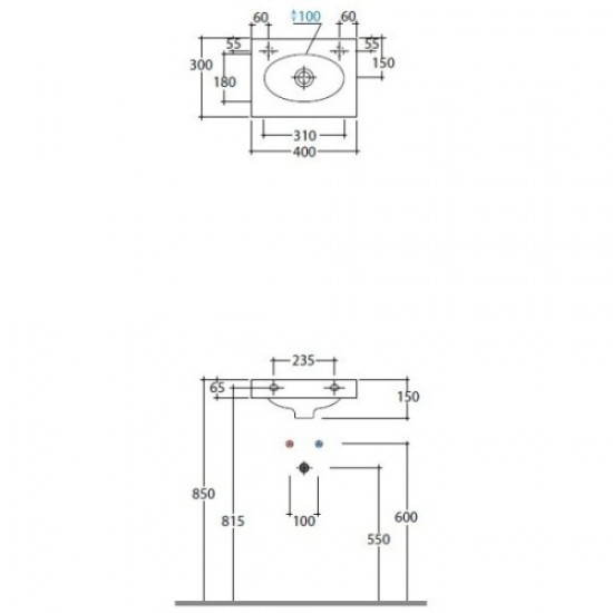 Раковина Globo Bowl+ BP040 Staron