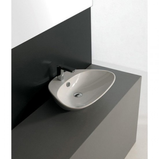 Раковина накладная ArtCeram Plettro Quadro PTL002 Staron