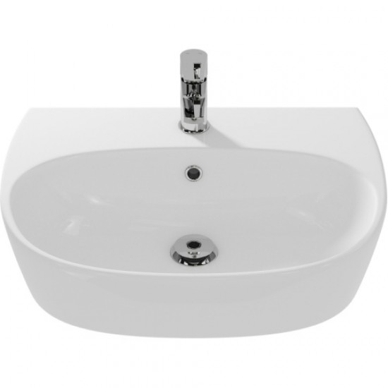 Раковина накладная Cersanit Street Fusion S-UM-SFU60/1-w 60х45 см Staron