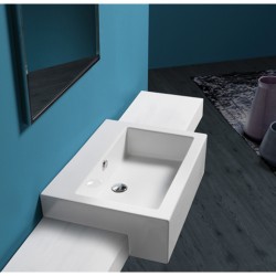 Раковина полувстроенная Simas Frozen FZ 15