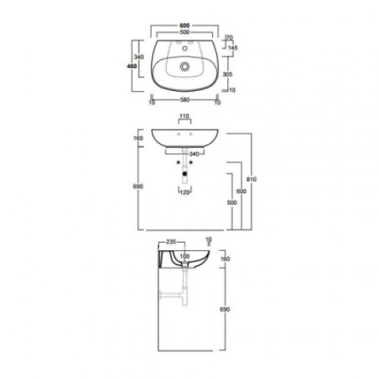 Раковина Simas Vignoni VI 10 Staron