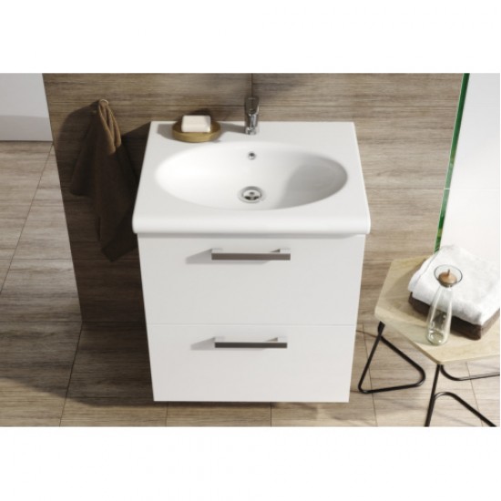 Раковина встраиваемая Cersanit Nature S-UM-NTR60/1-w 60.5х47 см Staron