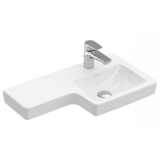 Раковина Villeroy & Boch Subway 2.0 63 см правая, цвет альпийский белый 41156R01 Staron