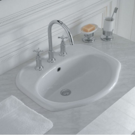 Раковина встраиваемая Globo Paestum PA014, PA016 Staron