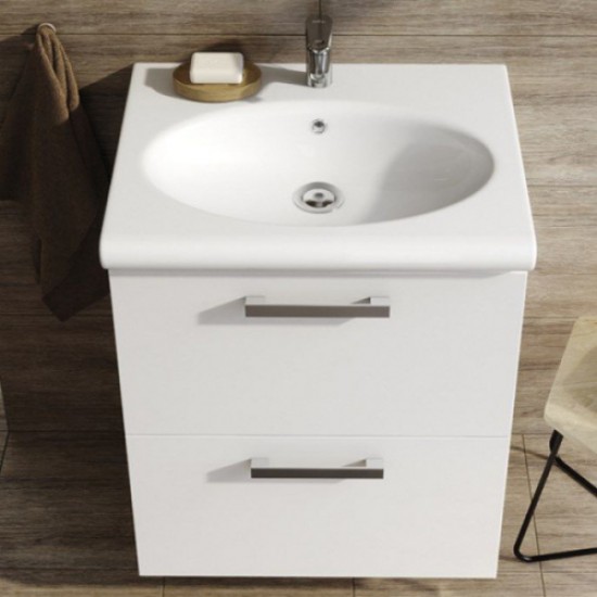 Раковина встраиваемая Cersanit Nature S-UM-NTR80/1-w 80.5х47 см Staron