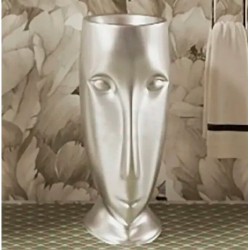 Раковина напольная Kerasan Artwork Moloco белый/серебро 474086