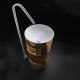 Раковина напольная Kerasan Artwork Barrel белая/бронза 4742K87 Bianco-bronzo*0