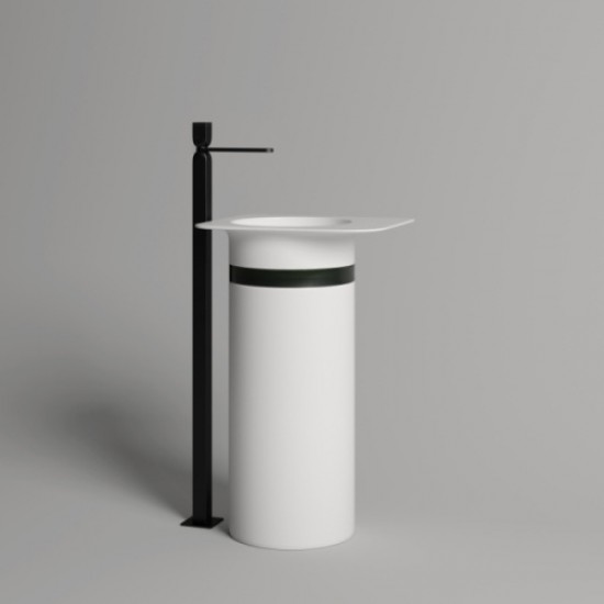 Раковина напольная Salini Ninfea 01 54,5 см белая 130221M