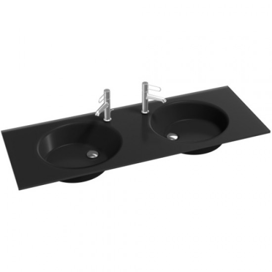 Раковина Jacob Delafon Odeon Rive Gauche EB2566-DE 141 см стеклянная Staron