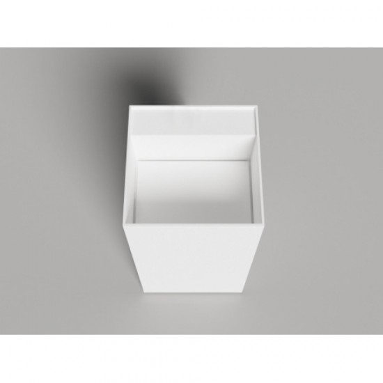 Раковина напольная Salini Armonia Square Top 01 белая глянцевая 130511TG