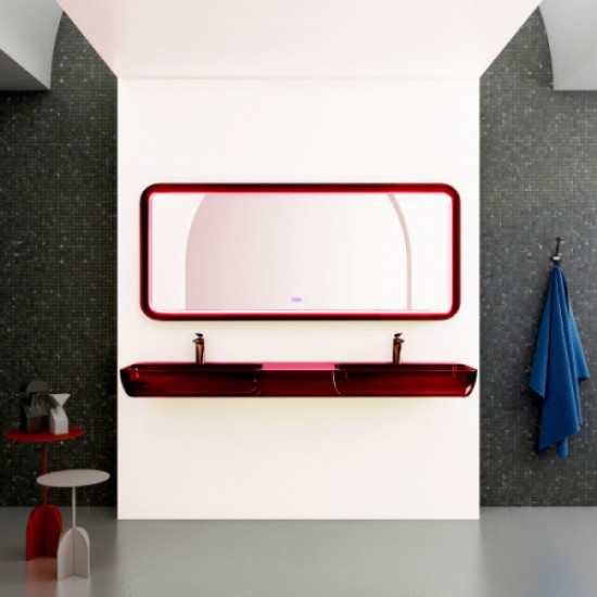 Раковина Abber Kristall 150 см красная AT2807Rubin