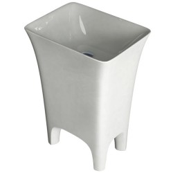 Раковина напольная ArtCeram Cow свободностоящая CWL004 01 00 bi