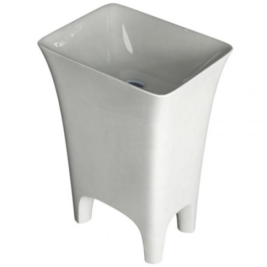 Раковина напольная ArtCeram Cow свободностоящая CWL004 01 00 bi