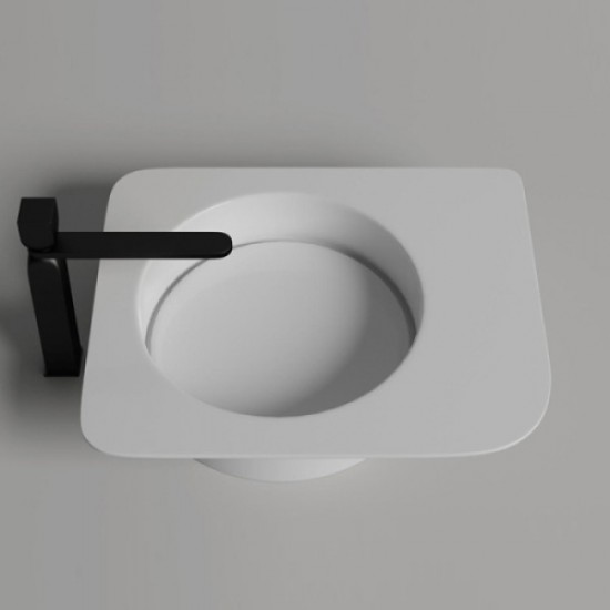 Раковина Salini Ninfea 02 54 см белая матовая 110521M Staron