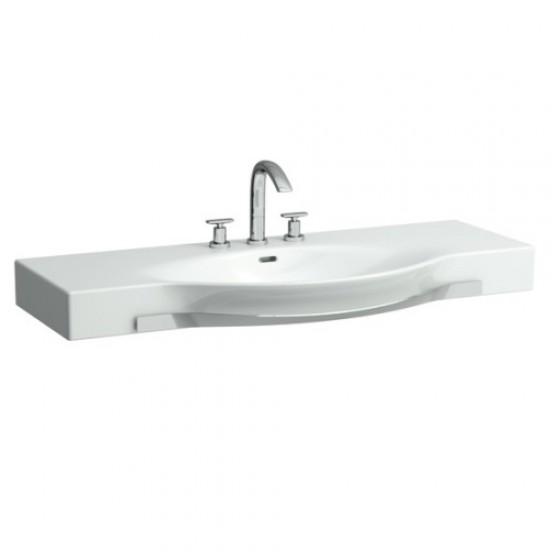 Раковина Laufen Palace 120 см с 3 отверстиями для смесителя 8.1270.4.000.108.1 Staron
