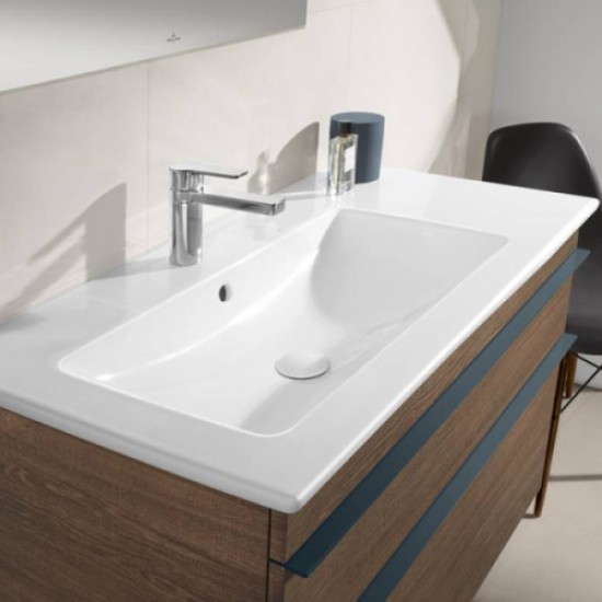Раковина мебельная Villeroy & Boch Venticello 100 см левосторонняя 4134L101 Staron