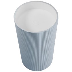 Раковина напольная Abber Stein 50 см голубая AS2501Blau