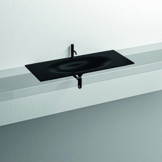 Раковина Kerasan Shape 122 см черная матовая 548031*1 Staron