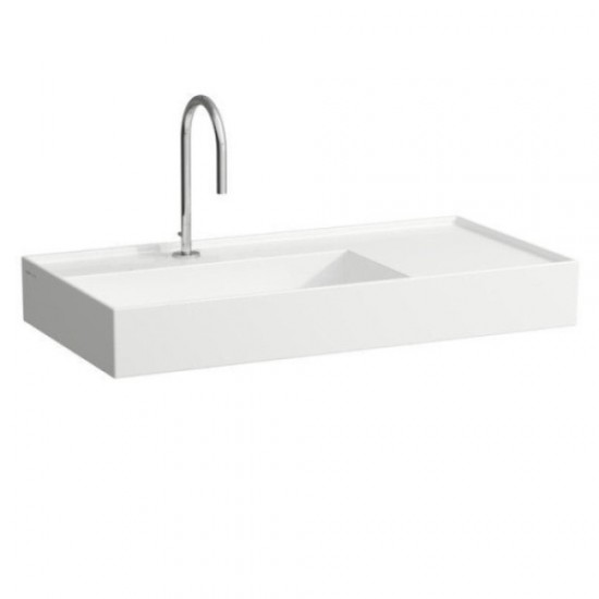 Раковина Laufen Kartell 90 см полка справа 8.1033.8.000.111.1 Staron