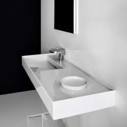 Раковина Laufen Kartell 90 см полка справа 8.1033.8.000.111.1