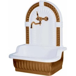 Раковина напольная Migliore Olivia бронза 27015