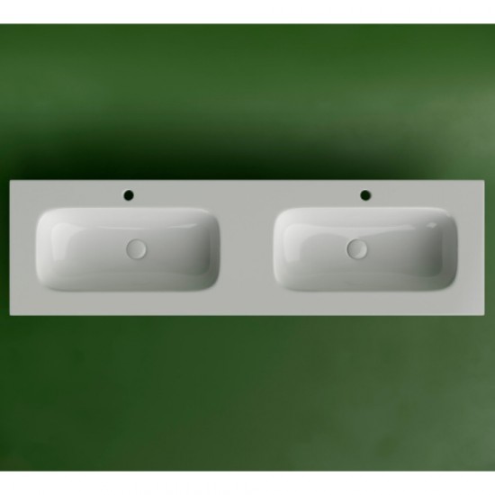 Раковина Ceramica Nova Grace 161 см белая CN7023