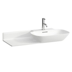 Раковина Laufen Ino 90 см полка слева белая матовая 8.1330.1.757.104.1