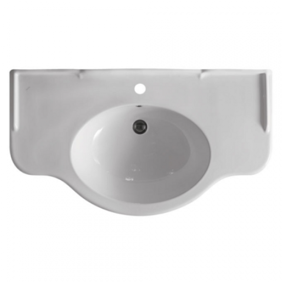 Раковина Globo Paestum 110 см белая PA022.BI*1 Staron