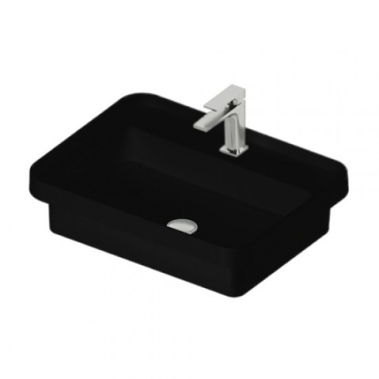 Раковина ArtCeram Fuori Scala 60 см черный матовый TFL034 17 00 nero matt *0