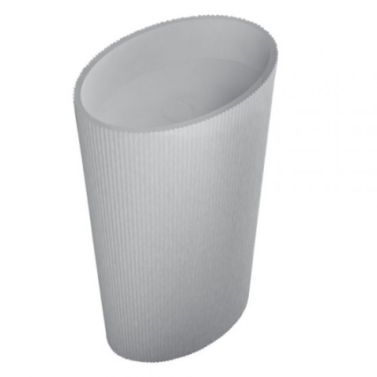 Раковина Abber Stein 50 см белая матовая AS2504-H