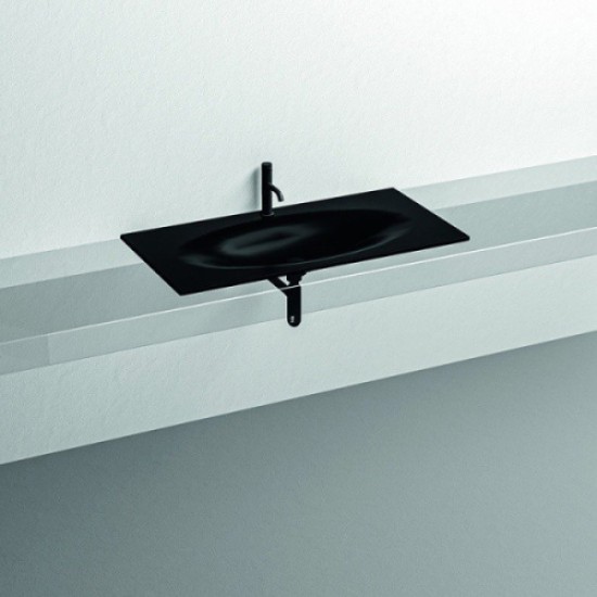 Раковина Kerasan Shape 102 см черная матовая 547031*1 Staron